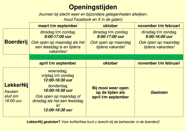 openingstijden webversie